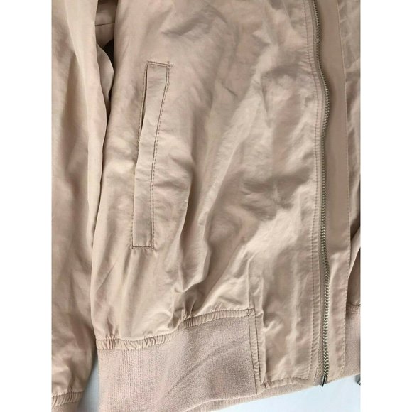 Lila Rose Vintage Bomber Jacket Rose Pale Pink FXS - Picture 6 of 8